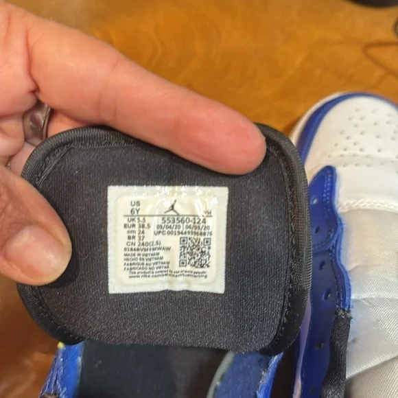 Nike dunks - royal blue size 6Y - 553560–124 - Picture 5 of 6